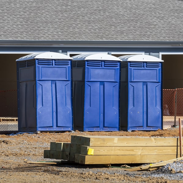 what is the maximum capacity for a single porta potty in Rocky Ford